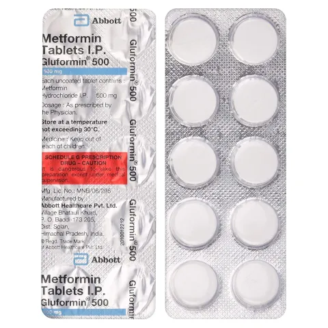 Gluformin 500 Tablet product image