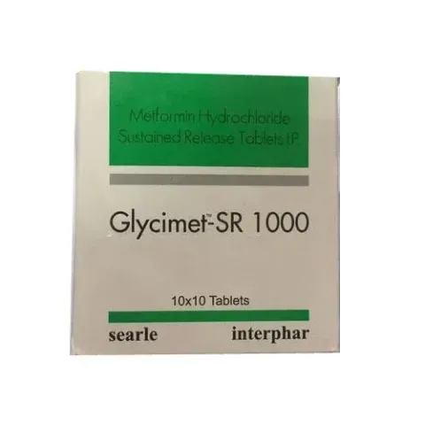 Glycimet 1000 Tablet Sr product image