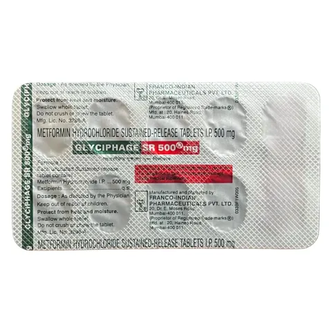 Glyciphage Sr 500 Tablet product image