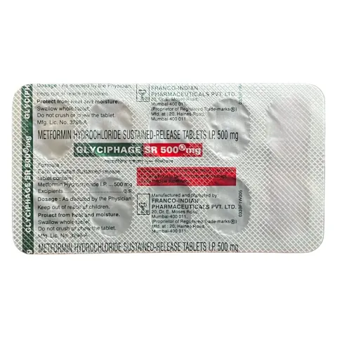 Glyciphage Sr 500 Tablet product image