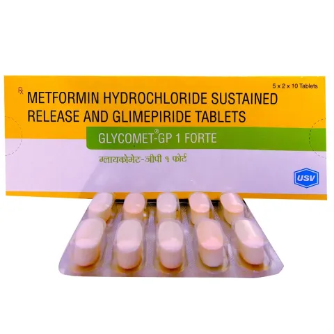 Glycomet-gp 1 Forte Tablet product image