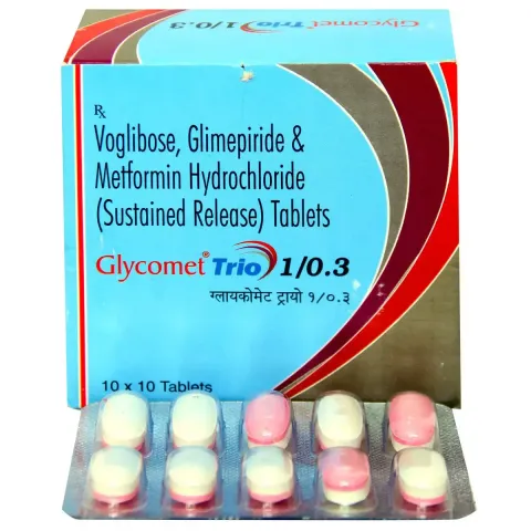 Glycomet Trio 1/0.3 Tablet product image
