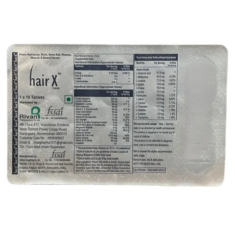 Hair X Tablet product image