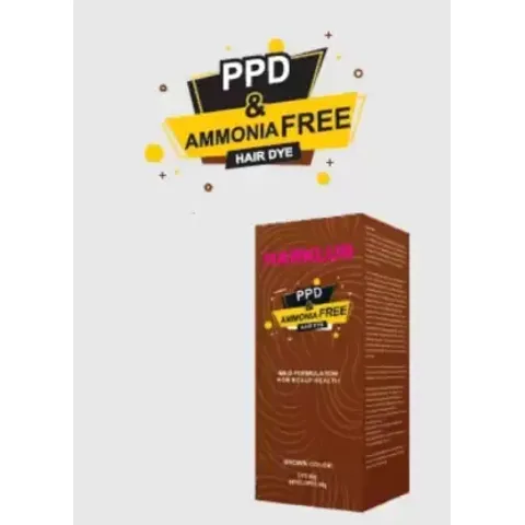 Harklur Ppd & Ammonia Free Hair Dye Brown product image