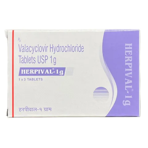 Herpival 1g Tablet product image