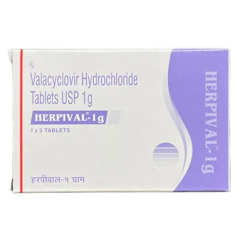 Herpival 1g Tablet product image