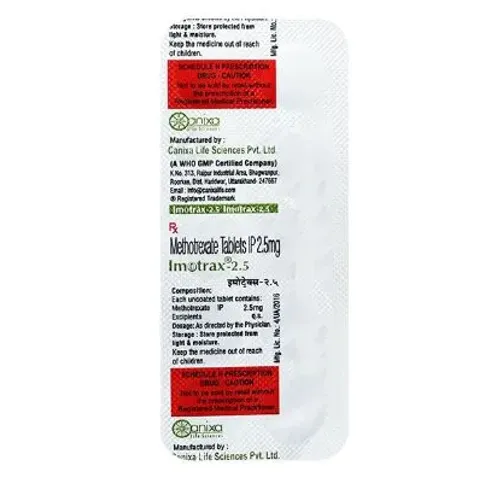 Imotrax 2.5 Tablet product image