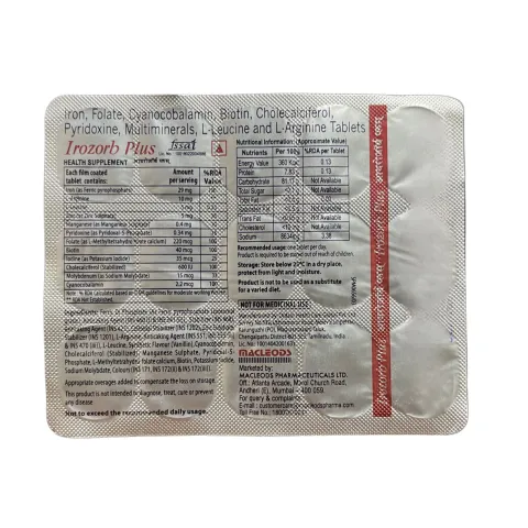 Irozorb Plus Tablet product image