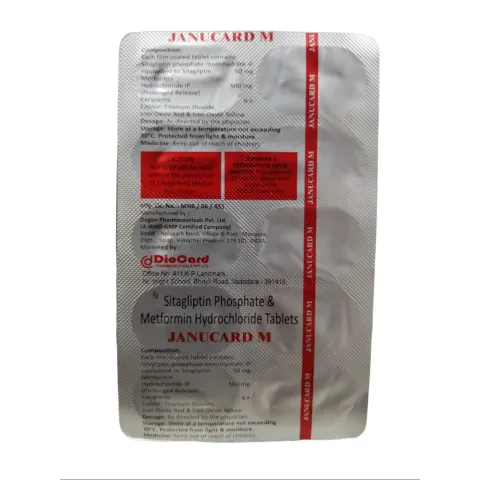 Janucard M 50/500 Tablet product image