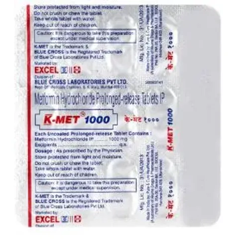 K Met 1000 Tablet product image