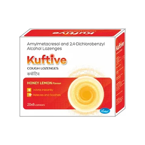 Kuftive Lozenges Honey-lemon product image