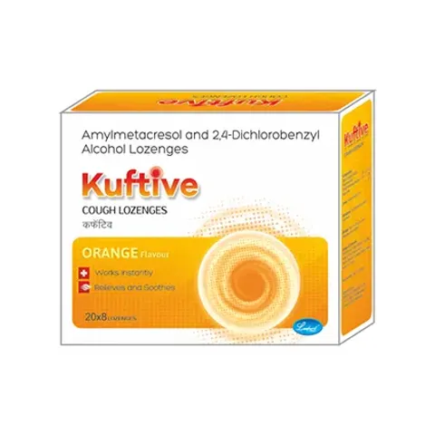 Kuftive Lozenges (orange) Tablet product image