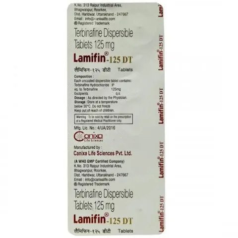 Lamifin 125 Dt Tablet product image