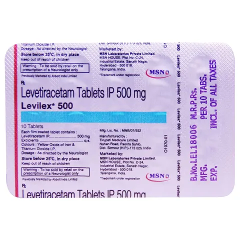 Levilex 500 Tablet product image