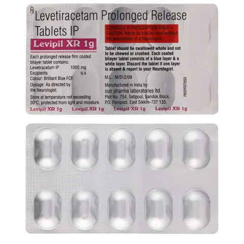 Levipil Xr 1 Gm Tablet product image