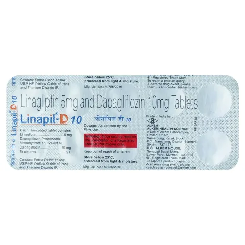 Linapil D 10 Tablet product image
