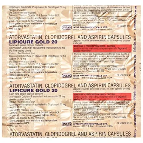 Lipicure Gold 20 Capsule product image