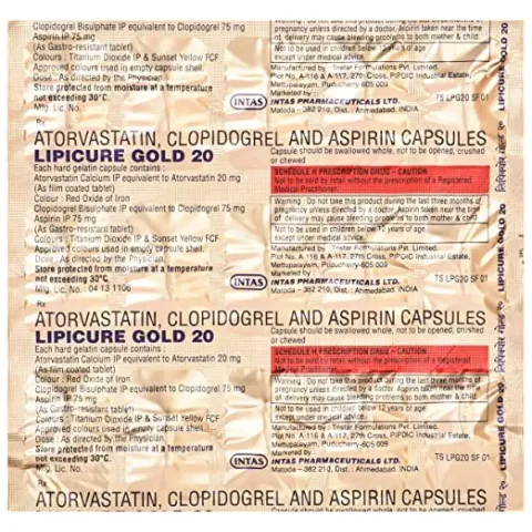 Lipicure Gold 20 Capsule product image