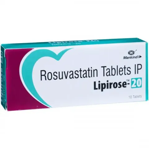 Lipirose 20 Tablet product image