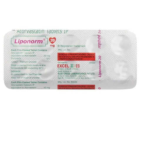 Liponorm 20 Tablet product image