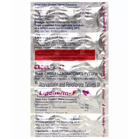 Liponorm F Tablet product image