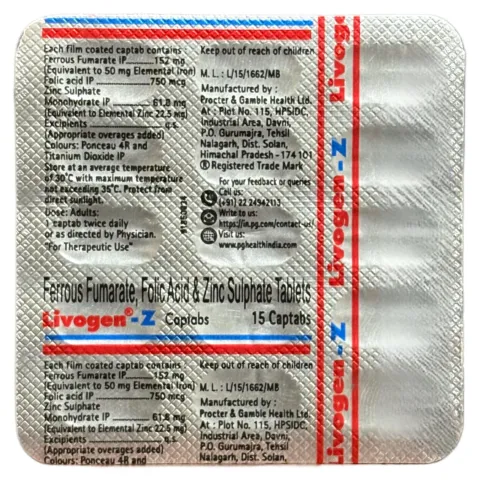 Livogen Z Tablet product image