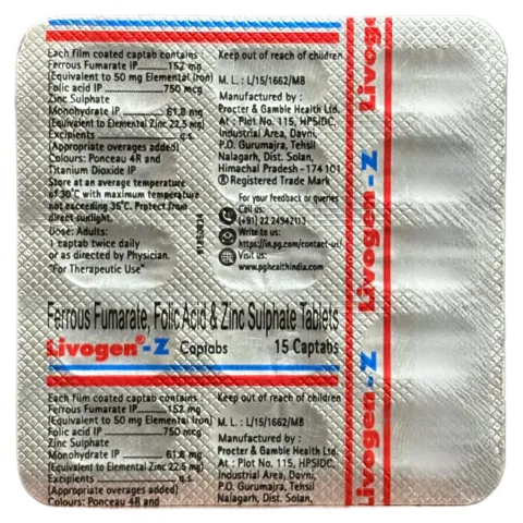 Livogen Z Tablet product image