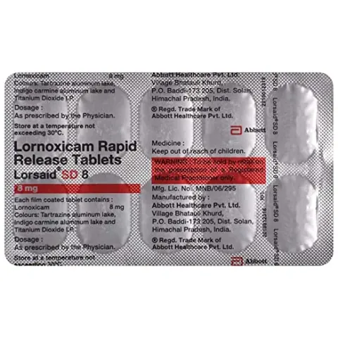 Lorsaid Sd 8mg Tablet product image