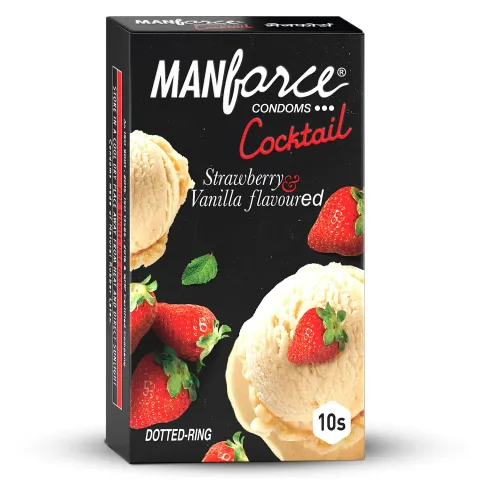 Manforce Cocktail Strawberry & Vanilla Flavoure... product image