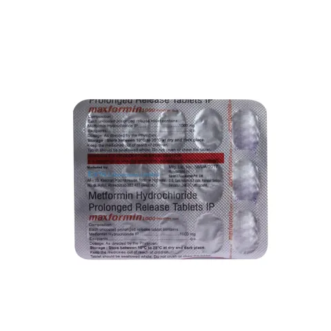 Maxformin 1000 Tablet product image