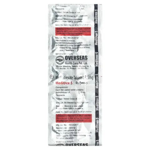Meditrex 5 Tablet product image