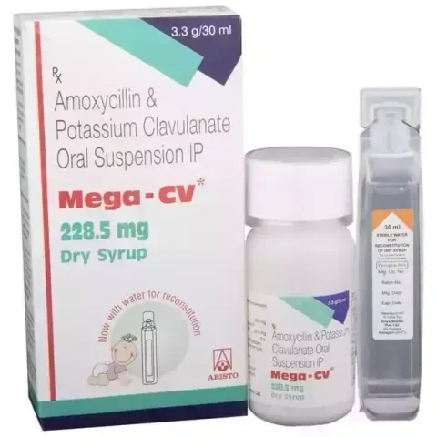 Mega Cv 228.5mg Dry Syrup product image
