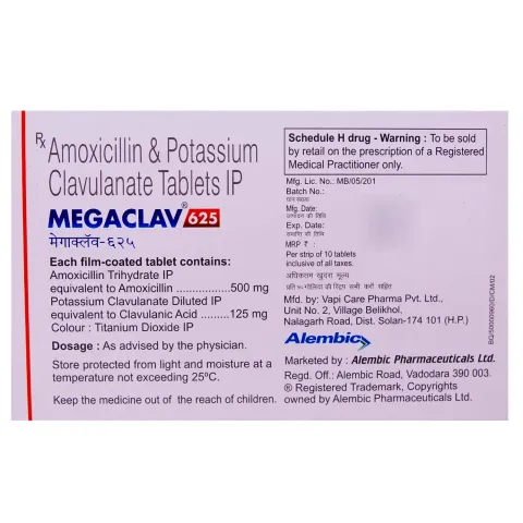 Megaclav 625 Tablet product image
