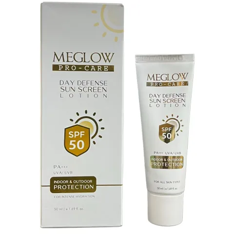 Meglow Pro Care Spf 50 Pa+++ Sunscreen Lotion 50ml product image