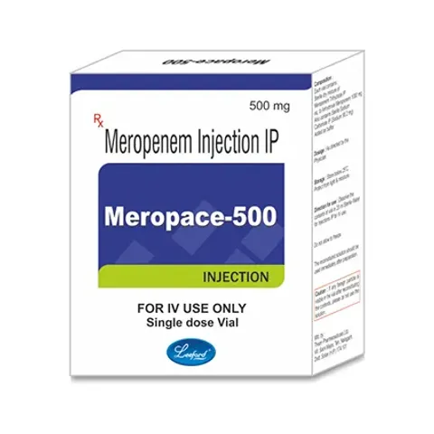 Meropace 500mg Injection 10ml product image