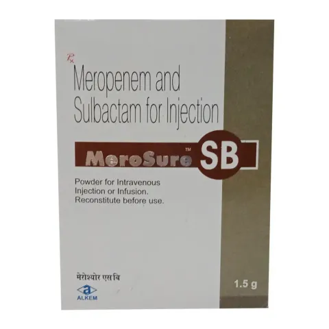 Merosure Sb 1.5gm Injection product image
