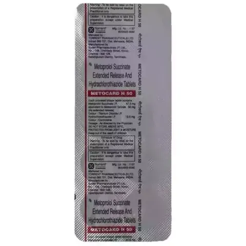 Metocard H 50 Tablet product image