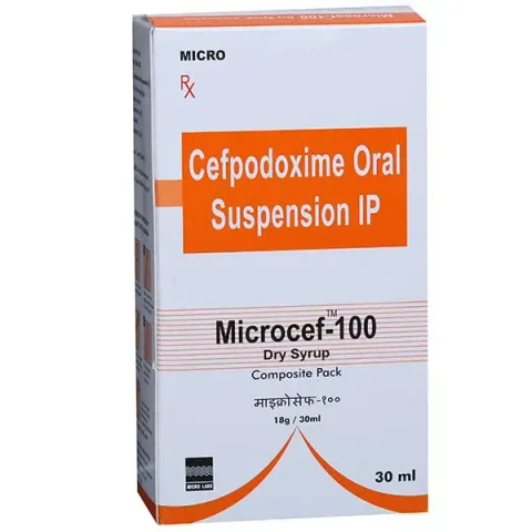Microcef 100 Dry Syrup 30ml product image