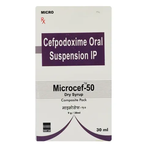 Microcef 50 Dry Syrup 30ml product image