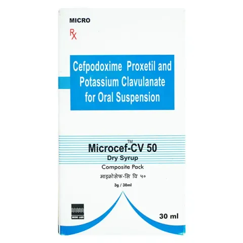 Microcef Cv 50 Dry Syrup product image