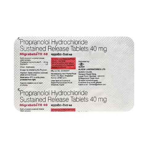 Migrabeta Tr 40 Tablet product image