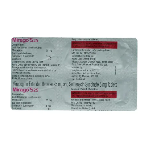 Mirago S 25 Tablet product image