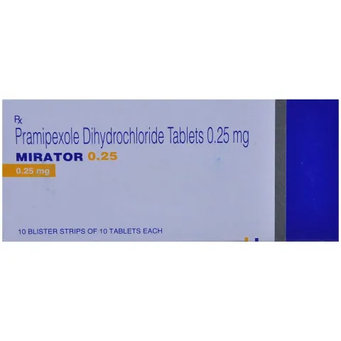 Mirator 0.25 Tablet product image