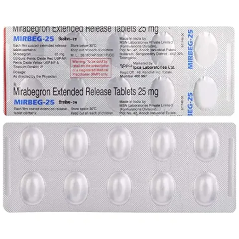 Mirbeg 25 Tablet product image