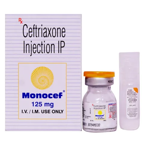 Monocef 125mg Injection product image