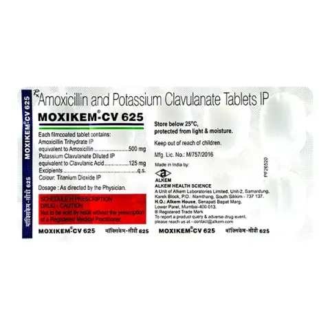 Moxikem-cv 625 Tablet product image