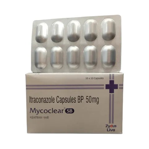 Mycoclear Sb 50mg Capsules product image