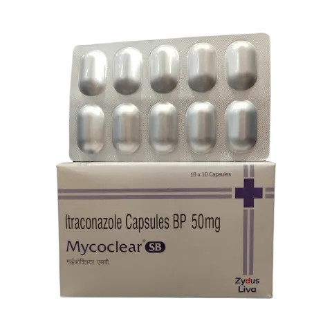 Mycoclear Sb 50mg Capsules product image