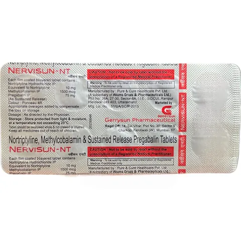 Nervisun Nt Tablet product image