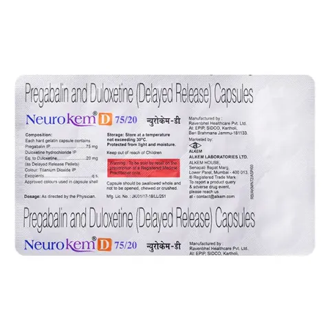 Neurokem D 75/20 Capsule product image
